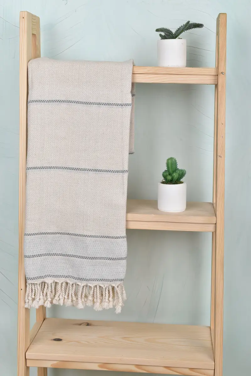Bachelor Gift, Turkish hand towel, Turkish Beach Towel Monogram, Summer Towel, 70x36 Cotton Striped Towel, Best Beach Towel, Sand-resistant towel - 7