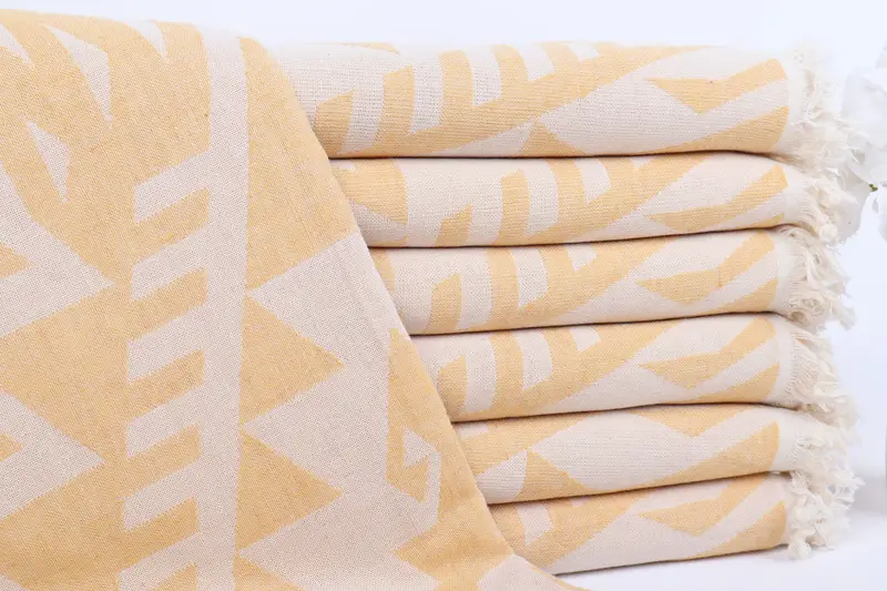 Gift For Her, Valentines Day Gift, Quick-dry peshtemal, 76x40 Cotton Geometric Towel, Personalized Towel, Lightweight Turkish towel for beach - 2