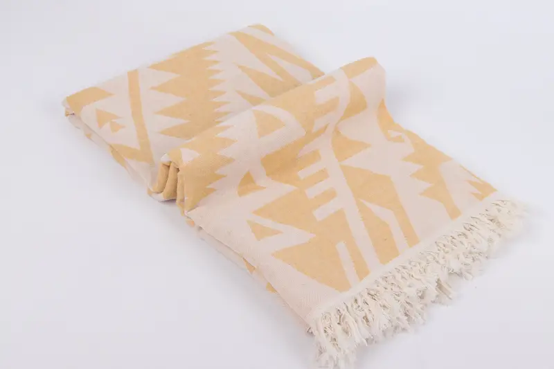Gift For Her, Valentines Day Gift, Quick-dry peshtemal, 76x40 Cotton Geometric Towel, Personalized Towel, Lightweight Turkish towel for beach - 7