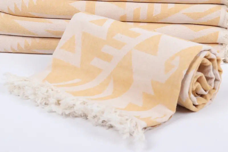 Gift For Her, Valentines Day Gift, Quick-dry peshtemal, 76x40 Cotton Geometric Towel, Personalized Towel, Lightweight Turkish towel for beach - 5