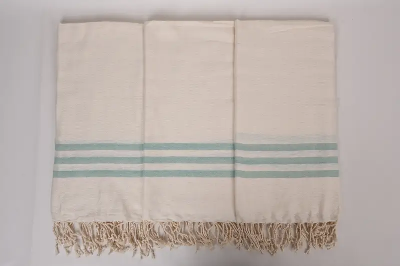 Personalized Gift For Her, Bridesmaid Gift, 70x40 Cotton Striped Towel, Turkish Towel Beach Towel, Organic Turkish towel, Personalized Gifts - 7