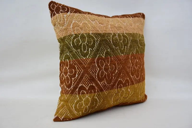 20x20 Red Pillow Sham, Pillow for Couch, Kilim Cushion Sham, Pillow Cover, Vintage Pillow, Outdoor Cushion Cover, Handmade Pillow Cover - 2
