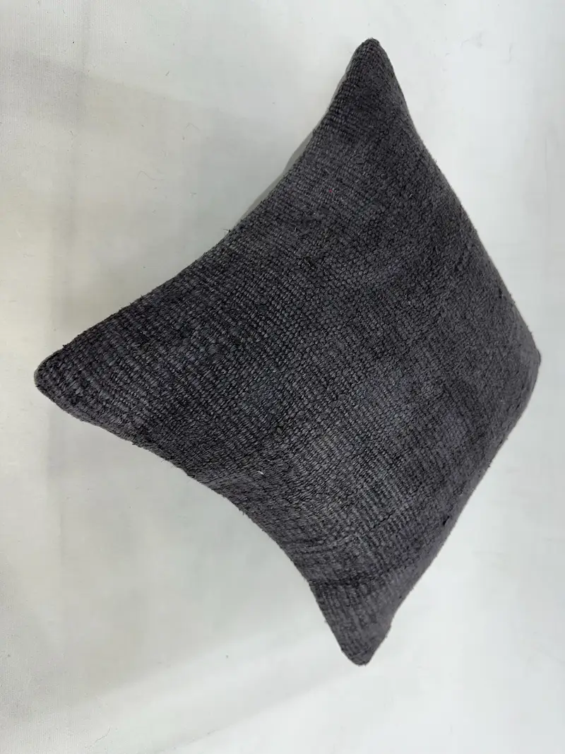 16x16 Brown Cushion, Pastel Pillow, Knitted Cushion, Pillow Sham, Home Decor Pillow, Nomadic Pillow Case, Kilim Pillow Cover, Pillow for Sofa - 6