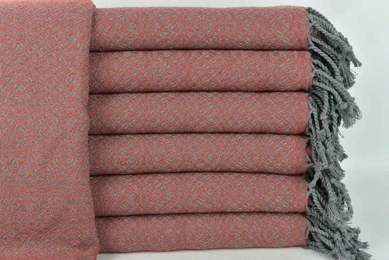 70x40 Cotton Geometric Towel, Holiday Towel, Custom Gifts, Travel Towel, Hammam Towel USA, Large Turkish Towel, Beach Towel Bulk, Bachelorette Gifts - 1