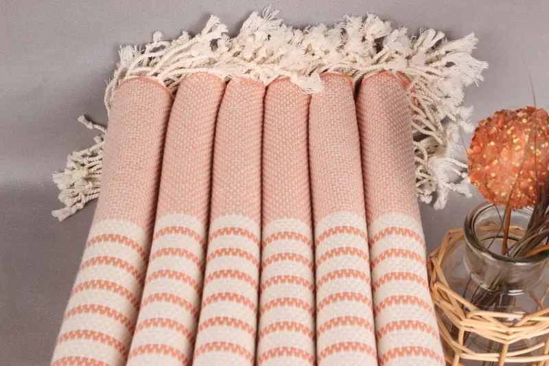 76x40 Cotton Striped Towel, Wedding Gifts Towel, Lightweight towel, Customized Turkish Towel, Quick-dry peshtemal, Peshtemal Towel, Xmas Gifts - 3