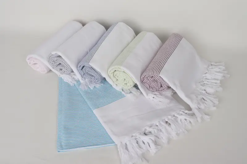 Large Turkish Towel, Pool Towels, 70x40 Cotton Striped Towel, Personalized Gift For Him, Turkish Towel Beach, Bachelor Towel, Gift For Him - 4