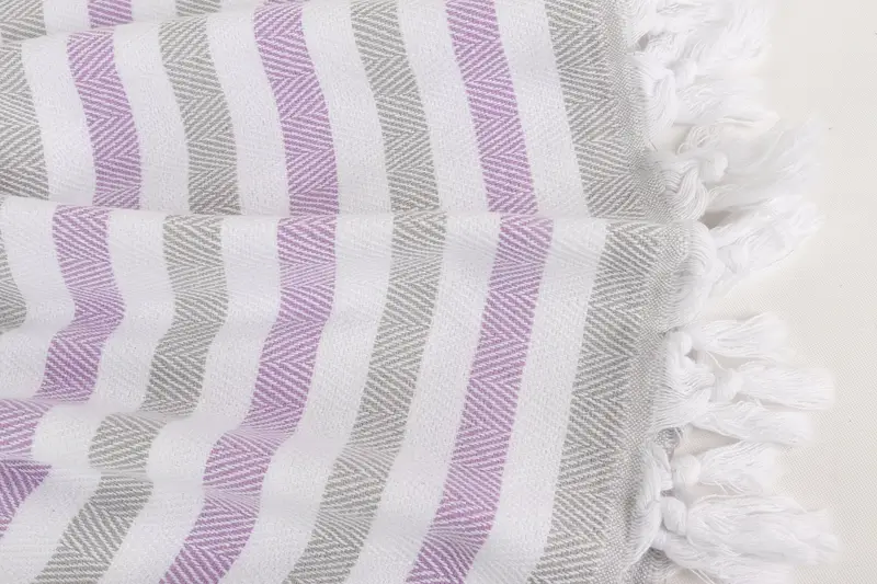 Beach Towel Bulk, Organic Turkish towel, Customized Turkish Towel, Home Gift, Bridal Shower Favors, 64x40 Cotton Striped Towel, Unique Wedding Gift - 8