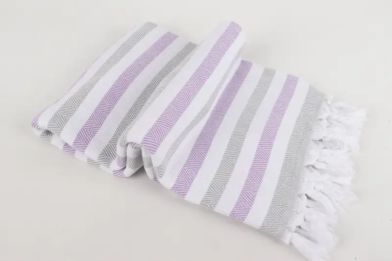 Beach Towel Bulk, Organic Turkish towel, Customized Turkish Towel, Home Gift, Bridal Shower Favors, 64x40 Cotton Striped Towel, Unique Wedding Gift - 6