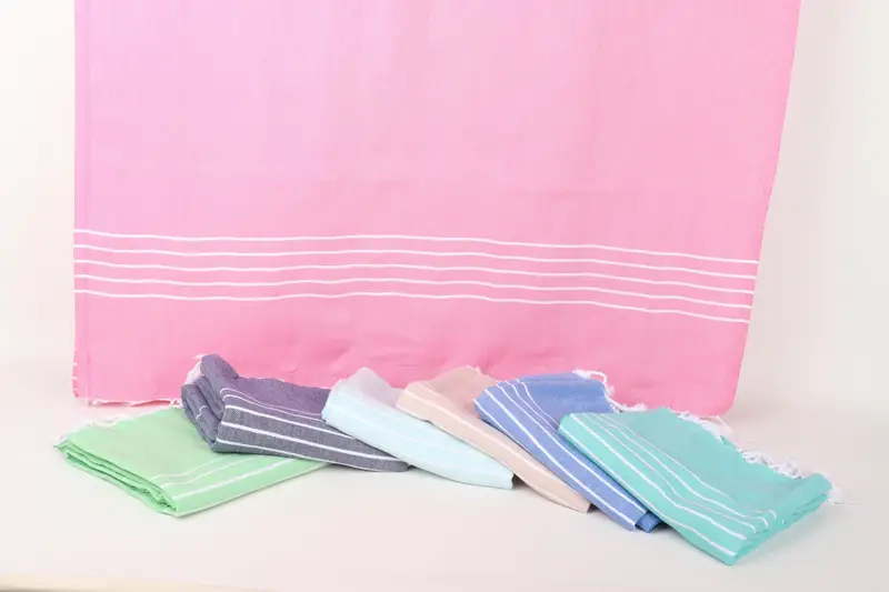 Personalized Gift, Valentines Day Gift, 70x40 Cotton Striped Towel, Bridemaids Beach Towel, Sand-Resistant Peshtemal, Custom Gift, Peshtemal Towel - 6