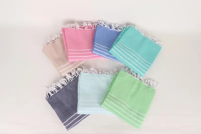 Personalized Gift, Valentines Day Gift, 70x40 Cotton Striped Towel, Bridemaids Beach Towel, Sand-Resistant Peshtemal, Custom Gift, Peshtemal Towel - 3