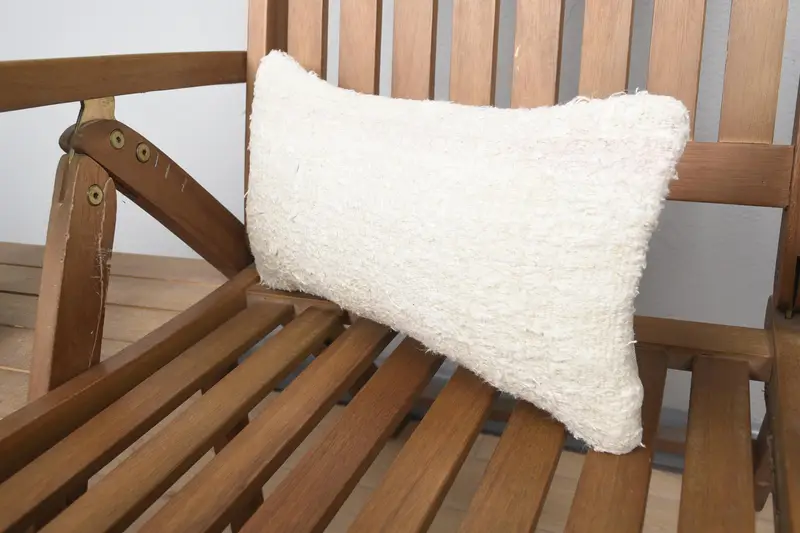 8x16 Beige Cushion Cover, Antique Pillows, Decorative Throw Cushion, Kilim Cushion Sham, Cushion Cover, Vintage Kilim Pillow, Patio Pillow Case - 3