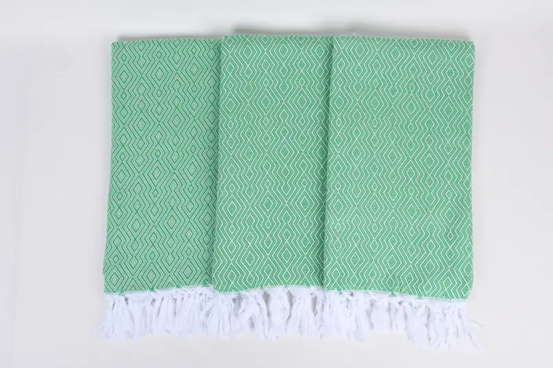 74x40 Cotton Diamond Towel, Monogrammed Beach Towel, Organic Turkish towel, Peshtemal, Turkish Bath Towel Set, Beach Wedding Favor, Travel towel - 7
