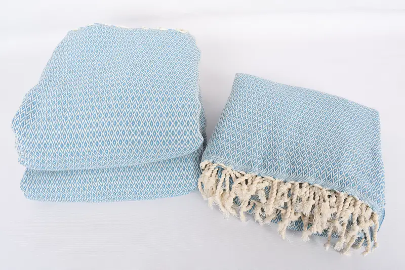 96x80 Cotton Diamond Towel, Personalize Gift, Bridesmaid Gifts, Turkish Blanket Queen, Tablecloth, Halloween Bachelorette Party, Throw Blanket Couch - 7