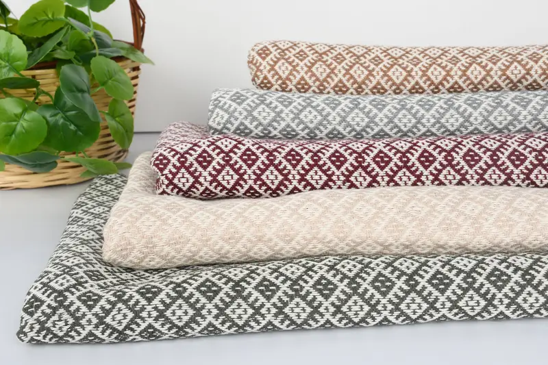 Eco-Friendly Turkish Towel, Bridesmaid Gifts Personalized, 70x40 Cotton Diamond Towel, Travel towel, Hammam towel, Absorbent Turkish towel - 3