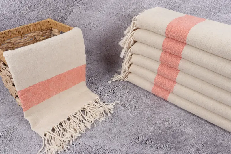 Beach Theme Wedding Gift, Wedding Favors, 70x36 Linen Striped Towel, Bachelorette Party Favors, Boyfriend Christmas Gift, Personalized Gifts - 3