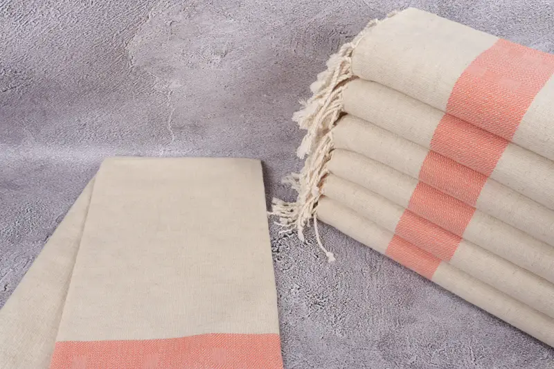Beach Theme Wedding Gift, Wedding Favors, 70x36 Linen Striped Towel, Bachelorette Party Favors, Boyfriend Christmas Gift, Personalized Gifts - 2