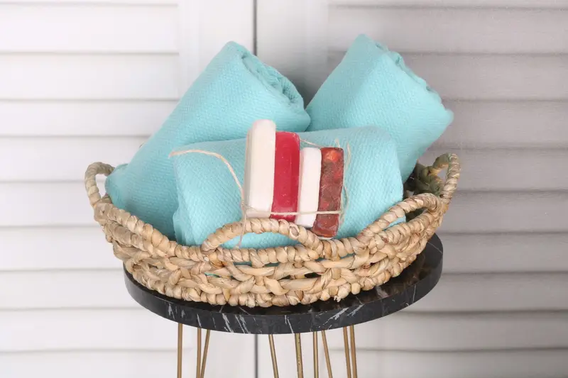 Gift For Him, 70x32 Cotton Geometric Stonewashed Towel, Bachelor Bachelorette Party Favors, Sand-free towel, Turkish Towel Bulk, Valentines Gift - 4