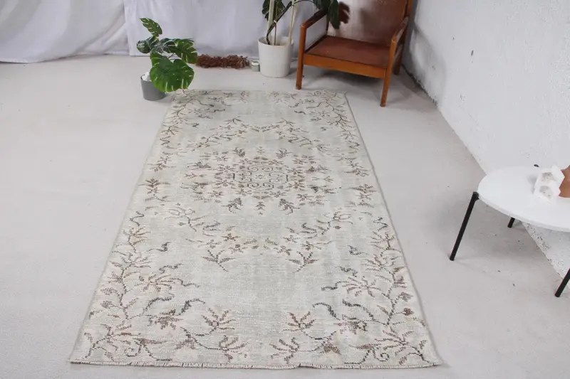 Grüner Ombré-Teppich, 4,1 x 7,6 Fuß, schicker Wohnzimmer-Akzent