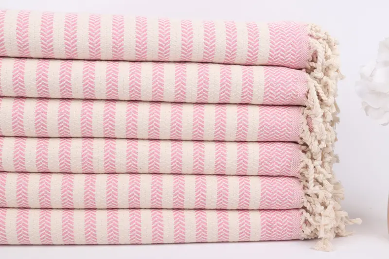 Mother Of The Groom Gift, 70x40 Cotton Chevron Towel, Family Gift Basket, Bridal Shower Gift, Gift For Him, Beach Towel Bulk, Turkish hand towel - 3