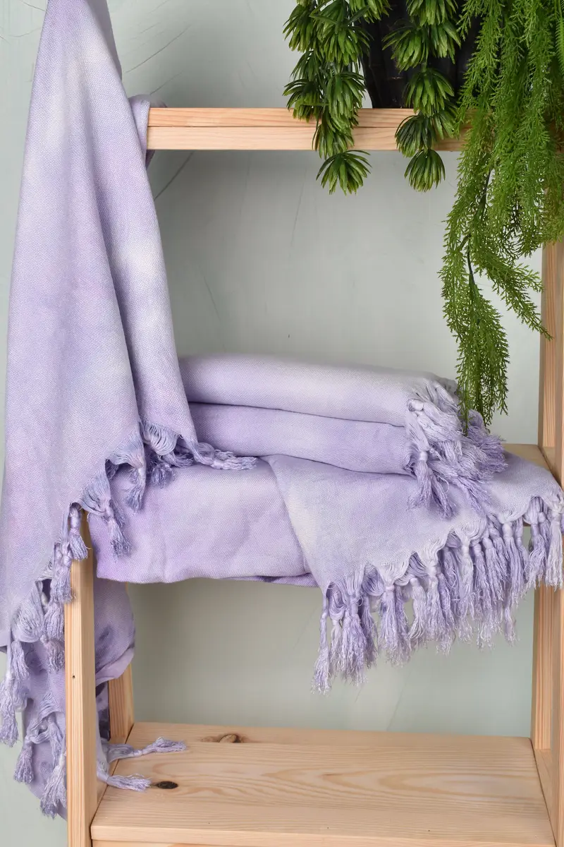 Quick-dry peshtemal, 64x40 Cotton Tie Dye Towel, Hammam towel, Turkish towel, Scarf Towel, Extra large Turkish bath towel, Personalized Gift For Her - 7