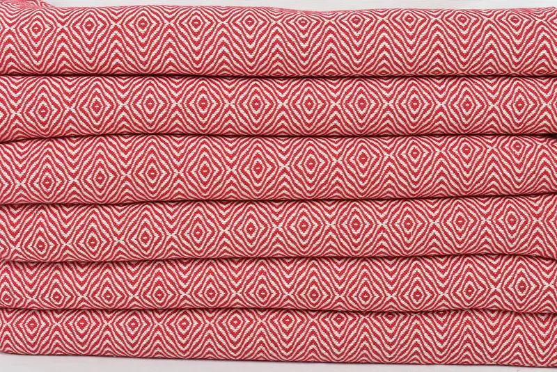 Guest Towel, 70x40 Cotton Zigzag Diamond Towel, Best Wedding Gift, Turkish towel, Beach Towel Gift, Peshtemal, Best Friend Gift, Organic Beach Towel - 2