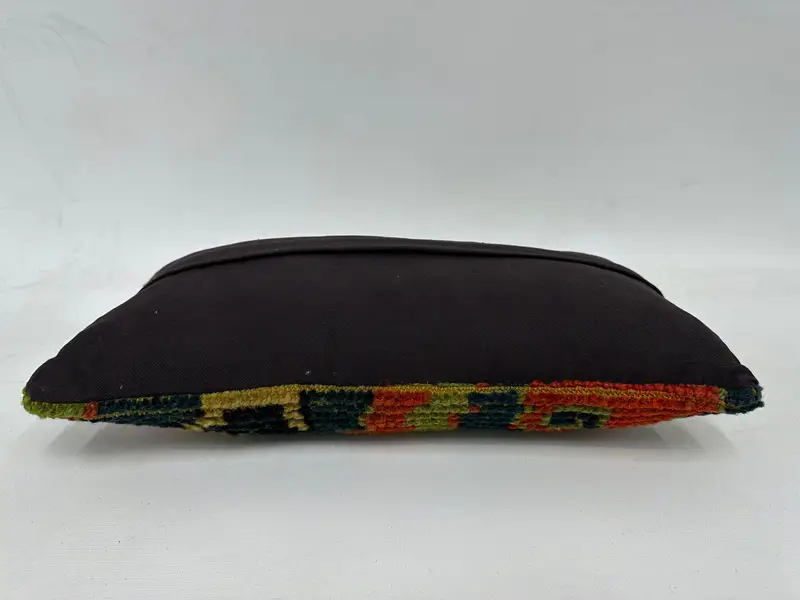 8x16 Red Pillow Cover, Vintage Kilim Throw Pillow, Cushion Case, Meditation Cushion Case, Kilim Cushion Sham, Pillow for Couch - 7