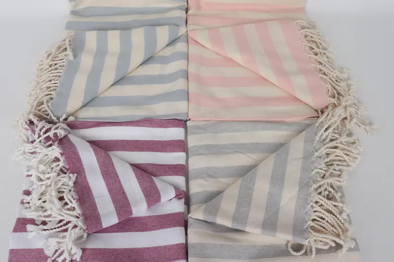 Custom Towel Beach, Home Decor Gifts, Sand-free towel, Summer Gift, Bridal Gifts, Personalized Bridesmaid Beach Towel, 68x40 Cotton Striped Towel - 4