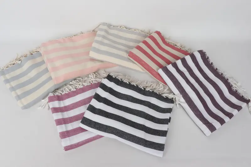 Custom Towel Beach, Home Decor Gifts, Sand-free towel, Summer Gift, Bridal Gifts, Personalized Bridesmaid Beach Towel, 68x40 Cotton Striped Towel - 3