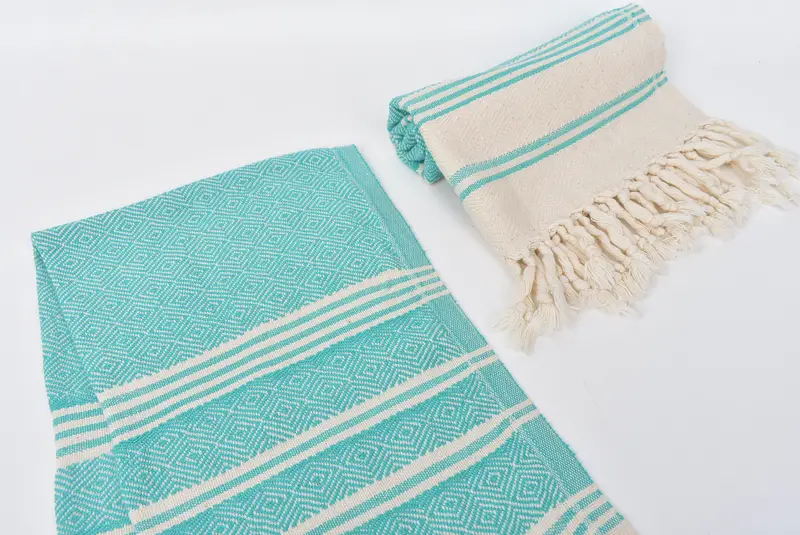 Monogram Hand Towel, Bachelor Party Favors, Holiday Towel, Guest Towel, 40x18 Cotton Diamond Towel, Turkish Tea Towel, Monogrammed Hand Towel - 7