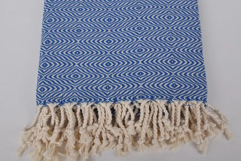 Turkish Beach Towel Monogram, Gifts For Him, Bachelorette Gifts, Personalized Gift, 70x40 Cotton Zigzag Diamond Towel, Best Friend Christmas Gift - 3