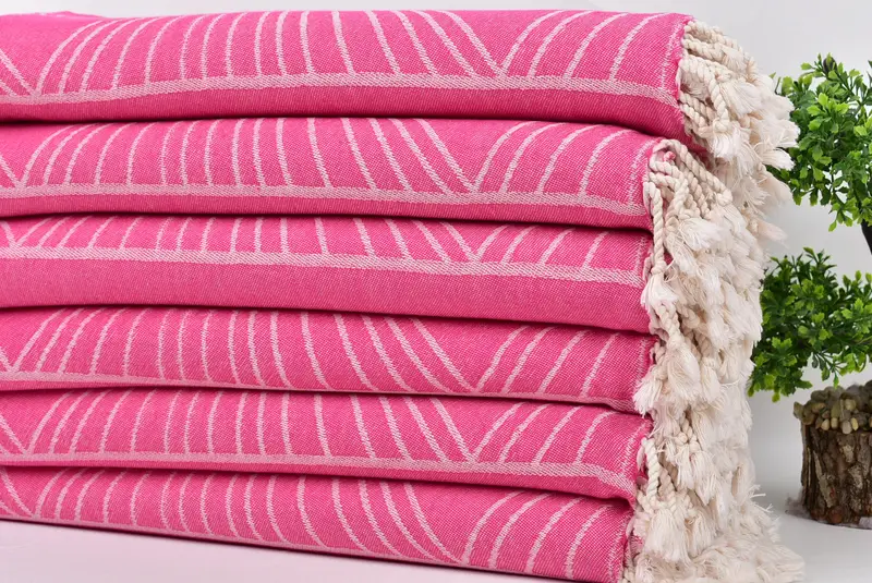 Memorial Gift, Girls Weekend Favors, 68x40 Cotton Striped Design Towel, Yoga Towel, Custom Towel, Travel Towel, Bridesmaid Gifts, Lightweight towel - 4
