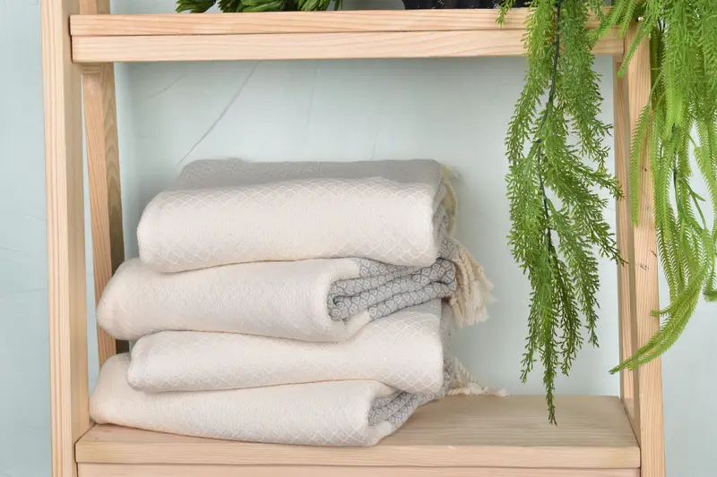 Xmas Gifts, Organic towel, Quick-drying peshtemal towel for poolside, Personalized Turkish Towel, Bridesmaid Gift Towel, 70x36 Linen Diamond Towel - 7