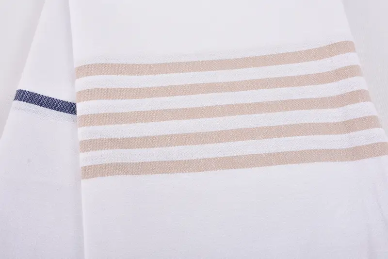 Monogrammed Beach Towel, 70x40 Cotton Striped Towel, Anniversary Gift For Her, Best Wedding Gift, Bachelorette Party Gift, Monogram Turkish Towel - 4