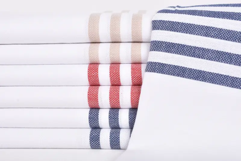 Monogrammed Beach Towel, 70x40 Cotton Striped Towel, Anniversary Gift For Her, Best Wedding Gift, Bachelorette Party Gift, Monogram Turkish Towel - 2