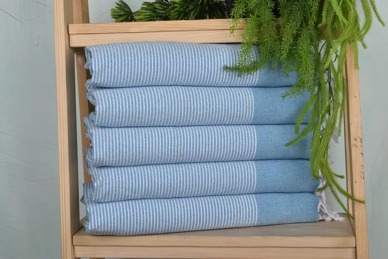 Monogram Kitchen Towel, Gift Boxes Tea Towels, Home Decor Gifts, Personalized Hand Towel, Personalized Dish Towel, 40x18 Cotton Striped Towel - 1