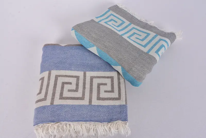 70x36 Cotton Geometric Towel, Turkish Bath Towel Set, Quick-dry towel, Housewarming Gift, House Warming Gift, Unique Wedding Gift, Wedding Favors - 6