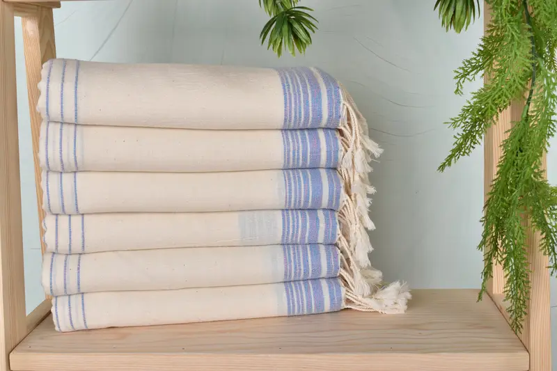 Bridal Shower Favors, 68x36 Cotton Striped Towel, Housewarming Gift, Quick-drying cotton Turkish beach towel, Gift For Mom, Personalized Towel - 2