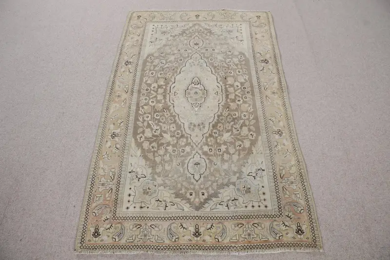Kahverengi, Bej Hayvan Baskılı Halı, 0,3x5,2 ft Şık Dekor