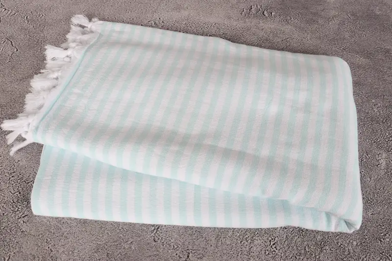 70x36 Linen Terry Striped Towel, Bachelor Gifts, Embroidered Towel, Bachelorette Party Gifts, Home Decor Towel, Bachelorette Party Decorations - 6