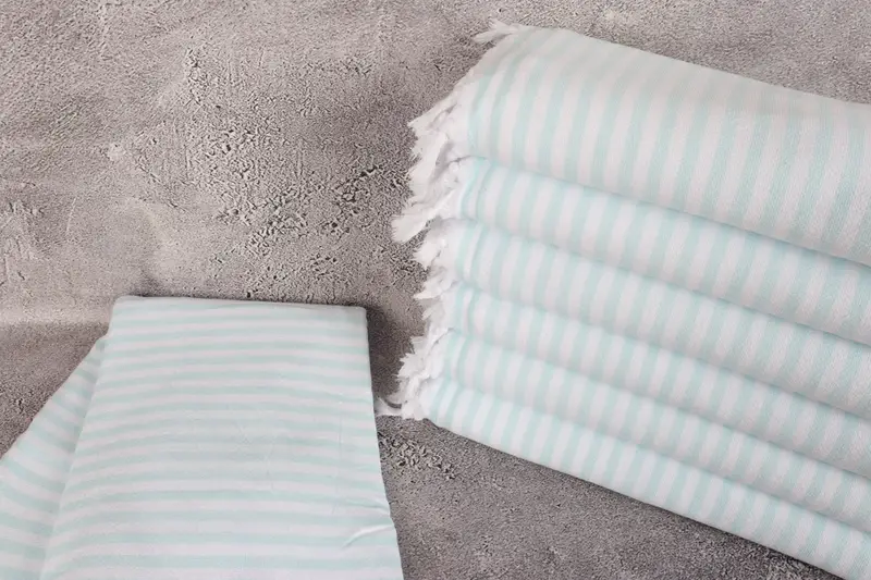 70x36 Linen Terry Striped Towel, Bachelor Gifts, Embroidered Towel, Bachelorette Party Gifts, Home Decor Towel, Bachelorette Party Decorations - 2