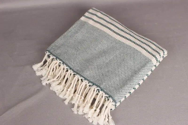 Quick-drying cotton Turkish beach towel, Family Gift, Bachelorette Gifts, Custom Wedding Gift, 76x40 Cotton Striped Towel, Personalized Towel - 6