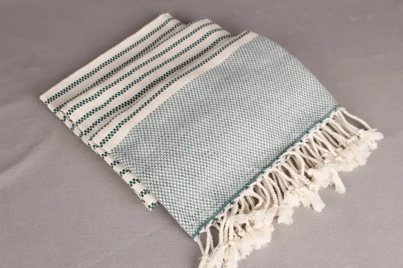 Quick-drying cotton Turkish beach towel, Family Gift, Bachelorette Gifts, Custom Wedding Gift, 76x40 Cotton Striped Towel, Personalized Towel - 7