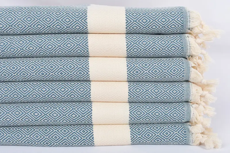 Personalized Dish Towel, Spa Towel, Turkish Tea Towel, Personalized Gift, Gift For The Home Decor, Bridal Shower Favor, 36x20 Cotton Diamond Towel - 3