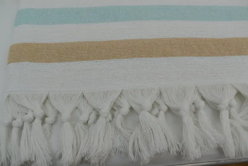 Gift For The Home Decor, Unique Gift, Bachelor Gifts, Bachelor Bachelorette Party Favors, 64x36 Cotton Striped Terry Towel, Personalized Beach Towel - 8