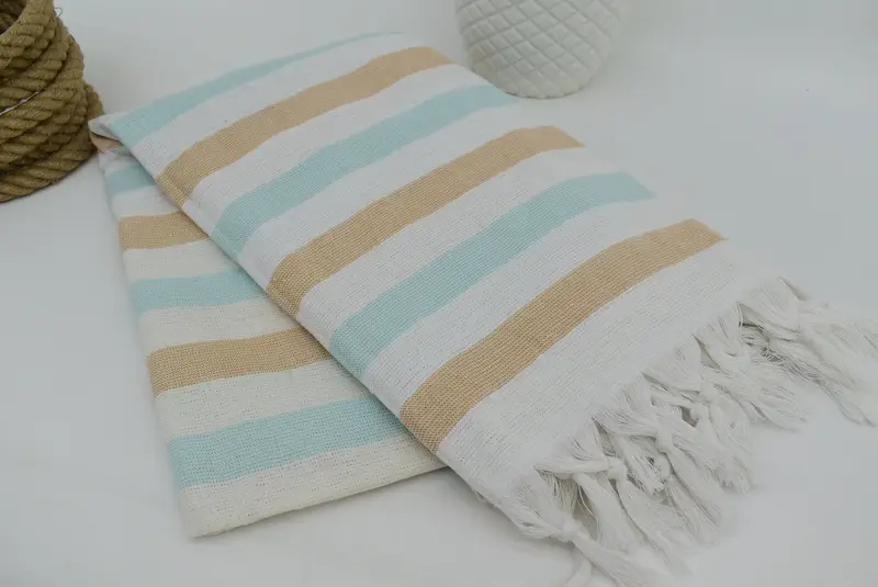 Gift For The Home Decor, Unique Gift, Bachelor Gifts, Bachelor Bachelorette Party Favors, 64x36 Cotton Striped Terry Towel, Personalized Beach Towel - 3