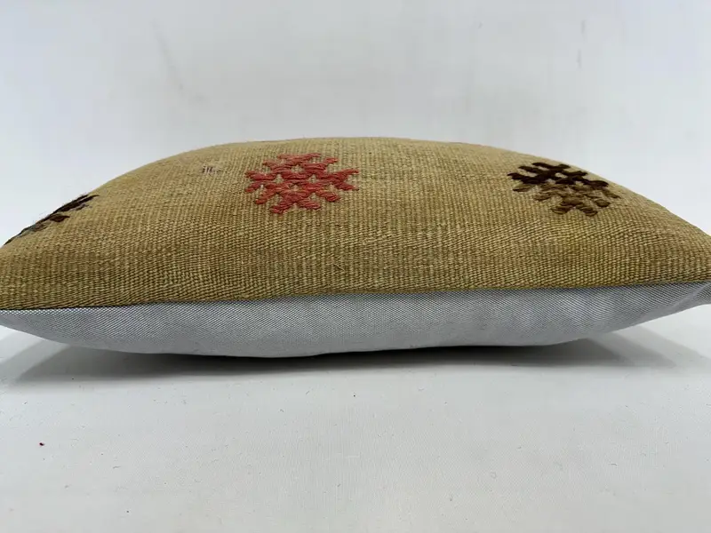 Geometric Embroidered Throw Pillow, 12x20 Inches Size Pillow - 5