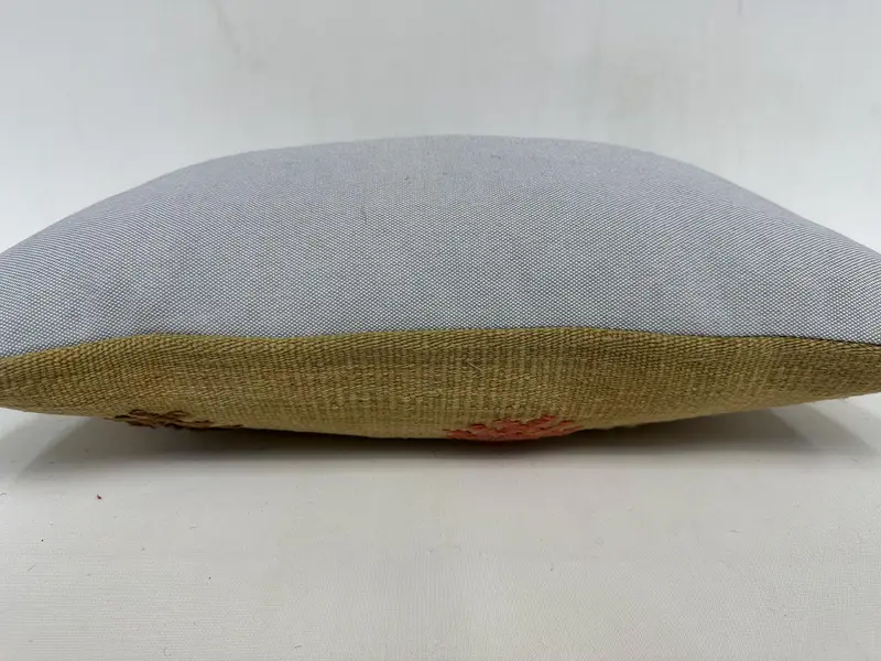Geometric Embroidered Throw Pillow, 12x20 Inches Size Pillow - 7