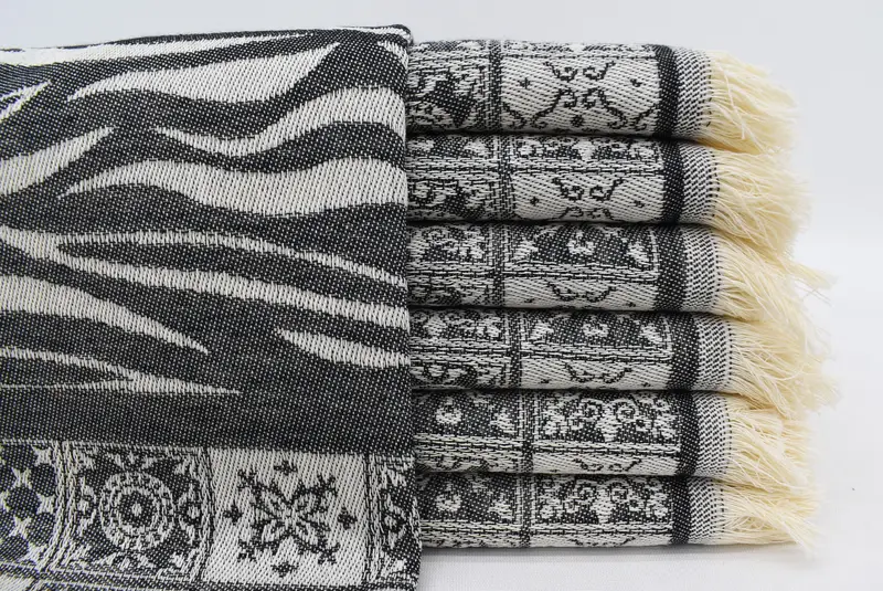 Xmas Gifts, 28x20 Cotton Striped Towel, Monogrammed Hand Towel, Summer Gift, Personalized Kitchen Towel, Personalized Dish Towel, Bachelorette Favor - 1