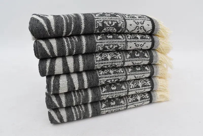 Xmas Gifts, 28x20 Cotton Striped Towel, Monogrammed Hand Towel, Summer Gift, Personalized Kitchen Towel, Personalized Dish Towel, Bachelorette Favor - 3