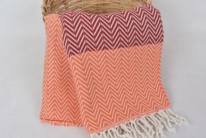 Gift For Him, Pool Towels, 70x40 Cotton Chevron Towel, Quick-dry travel peshtemal towel, Housewarming Gift, Bachelor Gift, Personalized Gift - 6